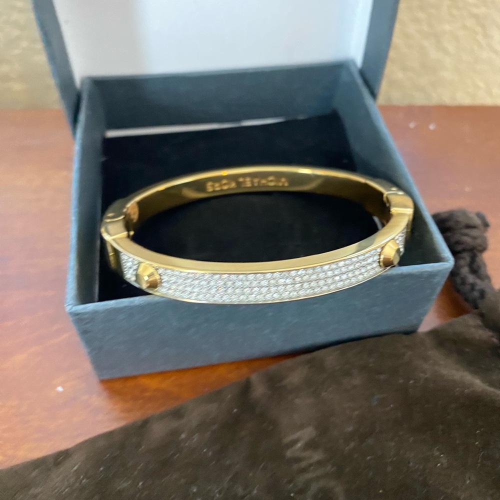 NEW Michael Kors Crystal Stud Bangle Bracelet